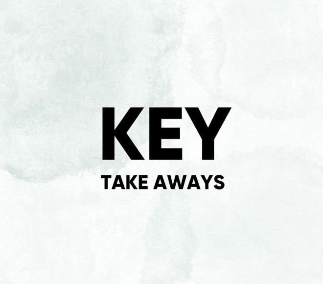 Key Take Aways v3